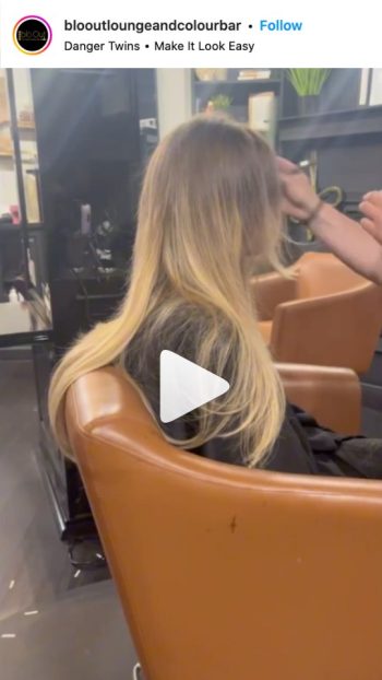 Instagram blo out reel